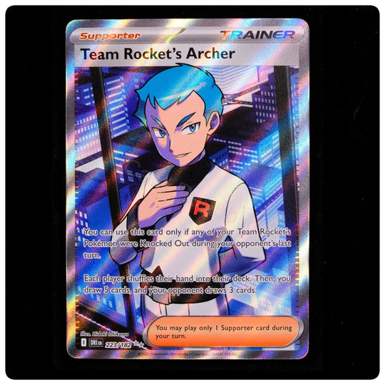 Team Rocket's Archer 223/182 - Destined Rivals Pokemon - Hideki Ishikawa - NM