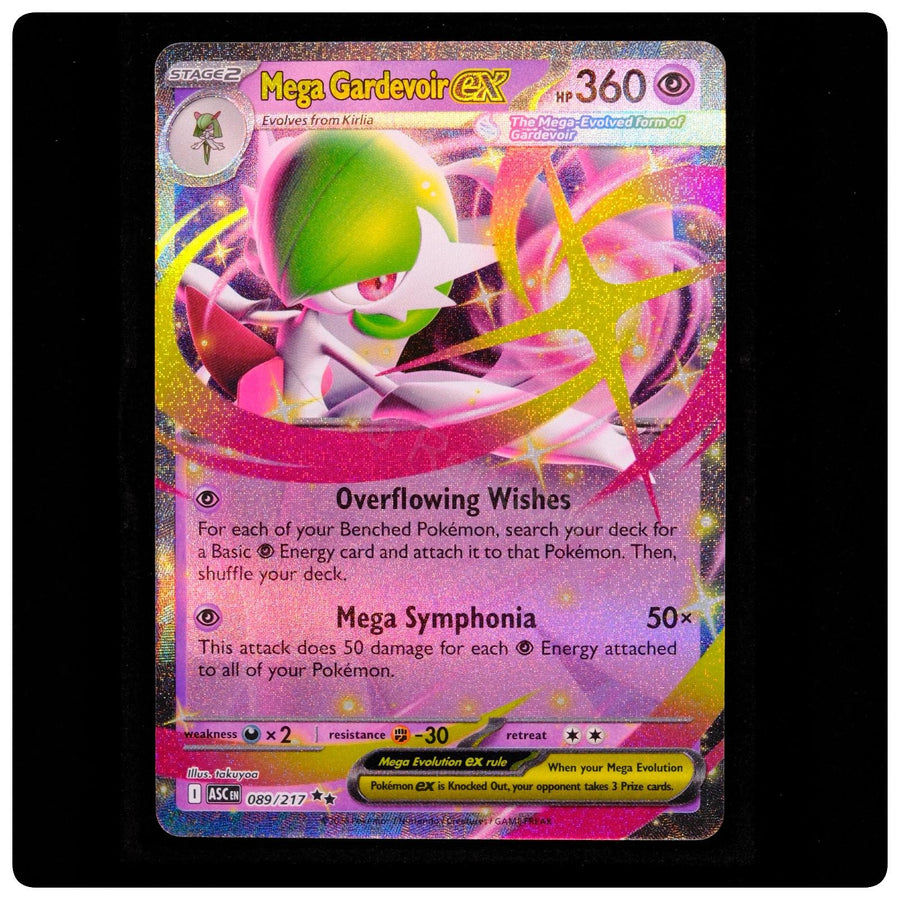 Mega Gardevoir ex 089/217 Double Rare - Ascended Heroes Pokemon Holo - - NM
