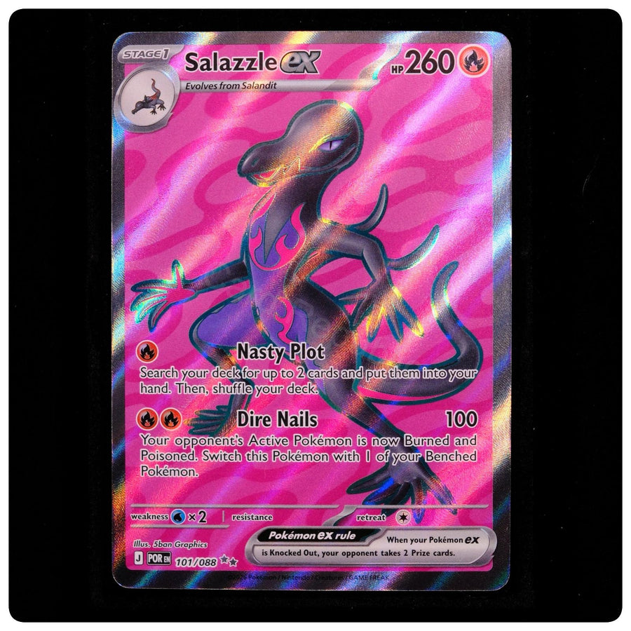 Salazzle ex 101/088 - Perfect Order Pokemon Holo - 5ban Graphics - NM/M