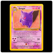 Gengar 20/62 Rare - Fossil 1999 Pokemon Unlimited - Keiji Kinebuchi - Mint
