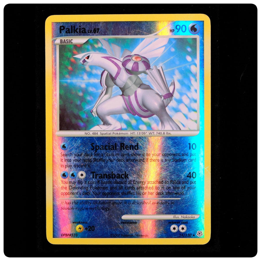 Palkia 11/130 Rare - Diamond & Pearl 2007 Pokemon Reverse Holo - Nakaoka - MP