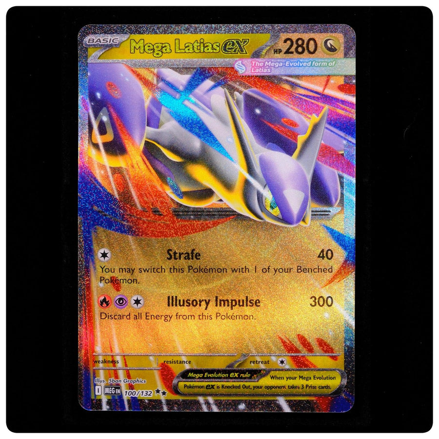 Mega Latias ex 100/132 - Mega Evolution Pokemon Holo - 5ban Graphics - NM/M
