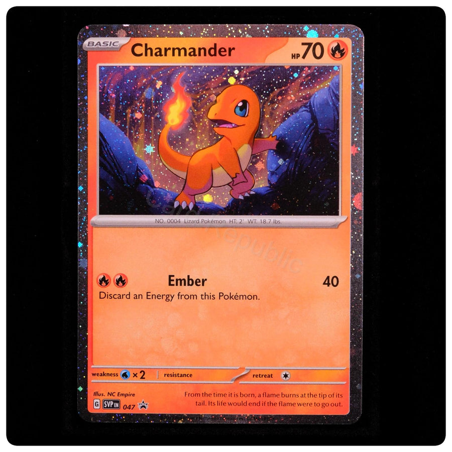 Charmander (Cosmos Holo) 047 - Scarlet & Violet Promo Pokemon - NC Empire - NM/M