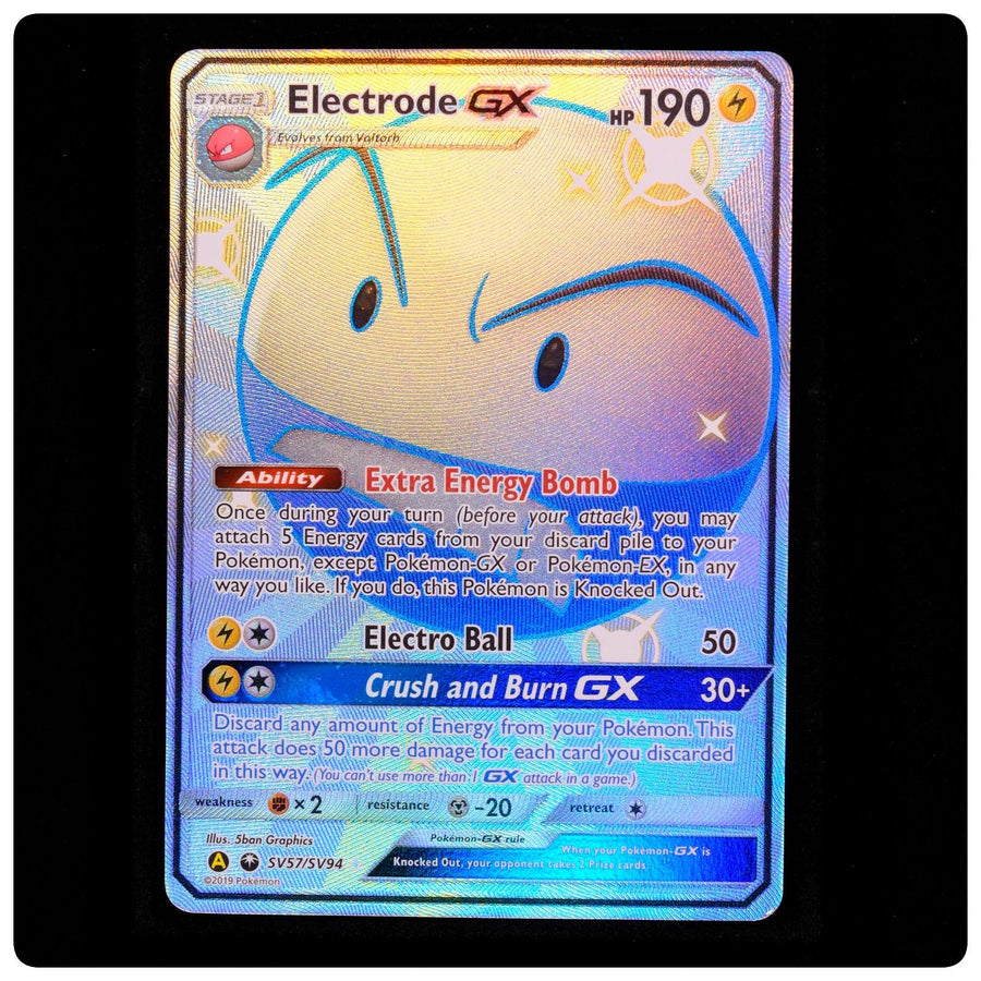 Electrode GX SV57/SV94 - Hidden Fates Shiny Vault Pokemon - 5ban Graphics - NM