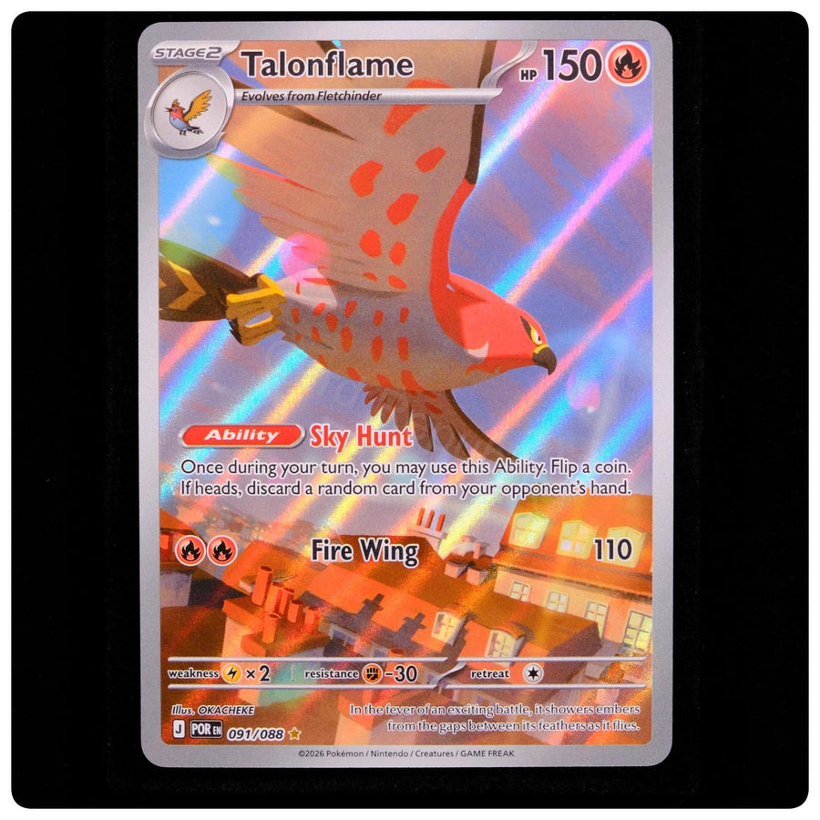 Talonflame 091/088 Holo - Perfect Order Pokemon - OKACHEKE - NM/M