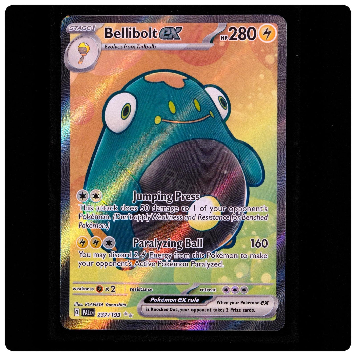 Bellibolt ex 237/193 - Paldea Evolved Pokemon Holo - PLANETA Yamashita - NM