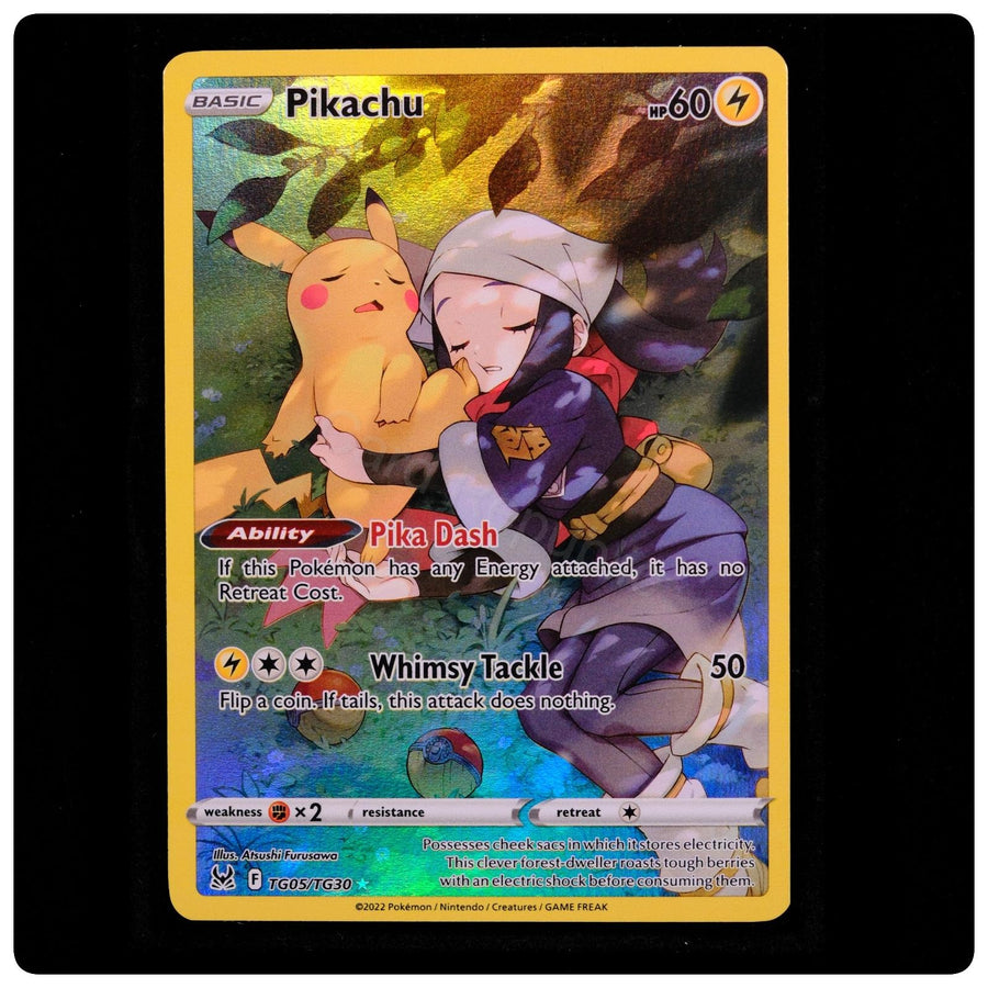 Pikachu TG05/TG30 Holo - Lost Origin Trainer Gallery Pokemon - A. Furusawa - NM