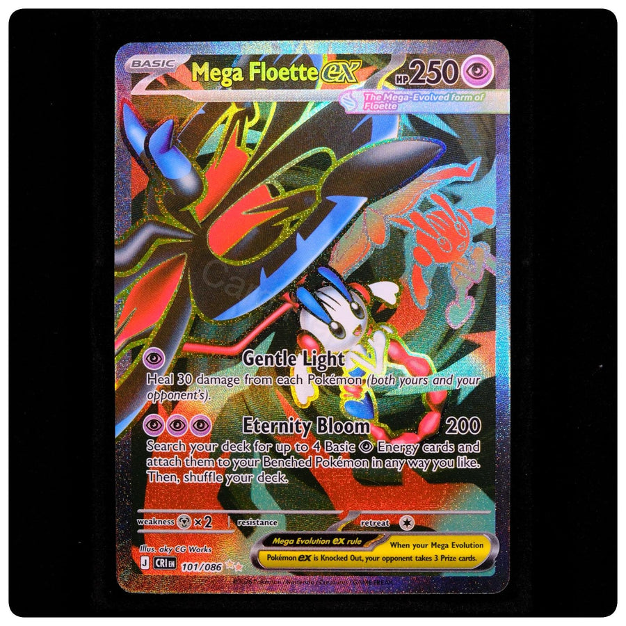 Mega Floette ex 101/086 - Chaos Rising Pokemon Holo - aky CG Works - NM/M