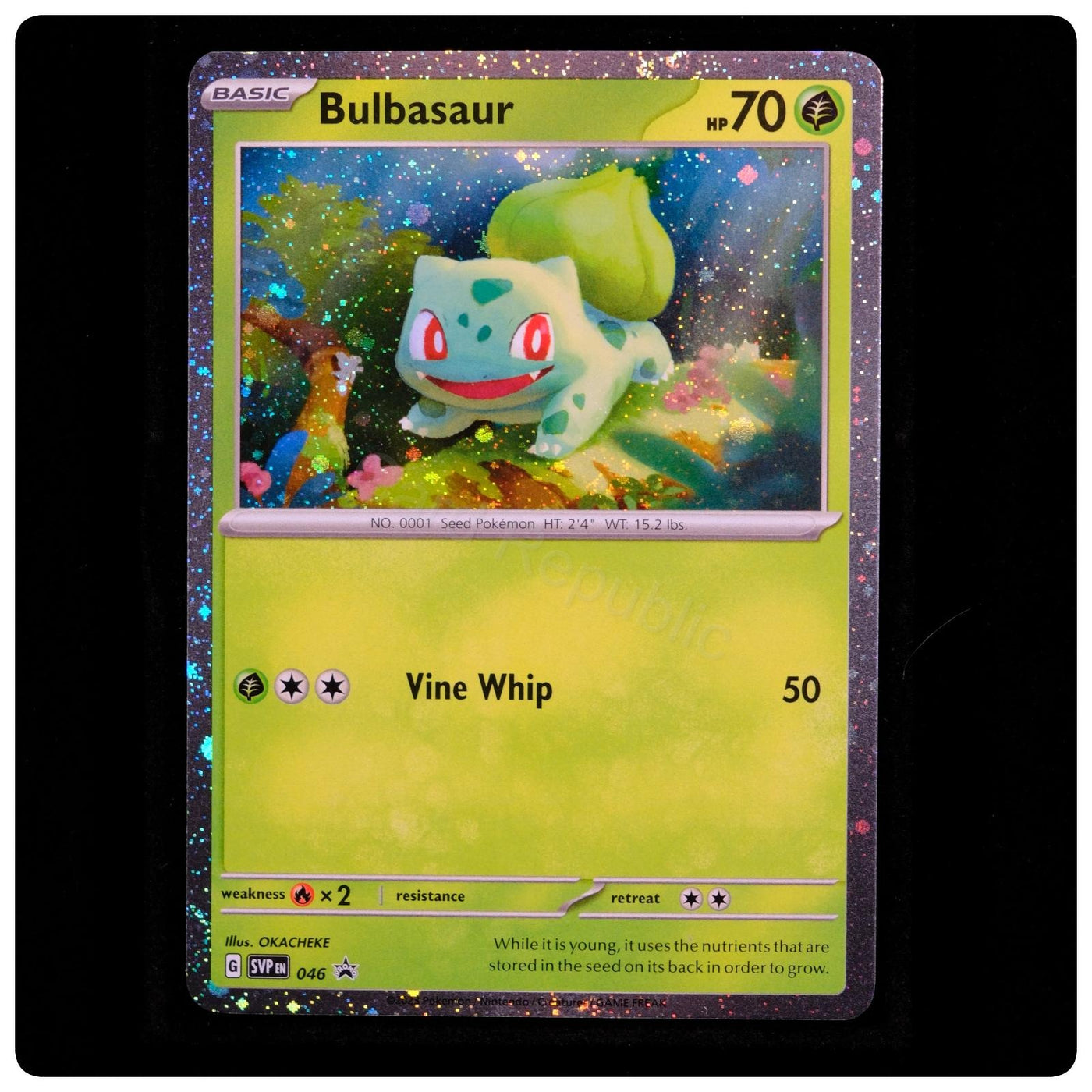 Bulbasaur (Cosmos Holo) 046 - Scarlet & Violet Promo Pokemon - OKACHEKE - NM/M